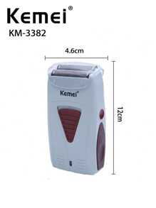 Kemei KM-3382 Men's Electric Shaver USB Charging Shaving Machine Cordless Shaver Male Professional Hair Clipper Shaved Head