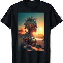 Burning Man Festival Statue T-Shirt