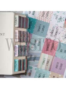 Bible Tabs (Large Print, Easy To Read), Personalized Bible Journaling Tabs, 66 Book Tabs And 18 Blank Tabs - Uniform Theme,School Supplies,Back To School