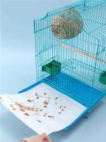 50PCS/100PCS Replacement Non-Woven Fabric Water-Absorbing Bird Cage Papers For Parrot - Multicolor - View 5