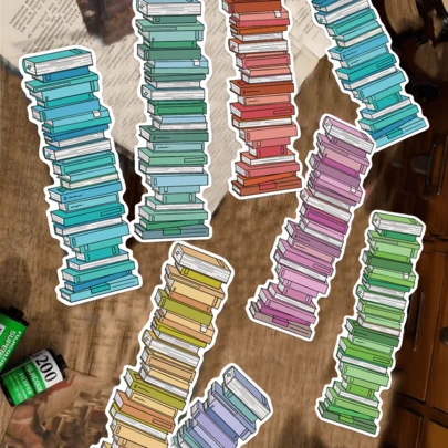 30pcs Colorful Book Marks, Creative Student Reading Decorative Gift Memo Cards Bookmarks,School Supplies,Back To School