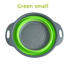 1/2pcs Foldable Drain Basket, Portable Vegetable Washing Basket, Square & Round Expandable Water Filter Basket, Fruit And Vegetable Washing Bowl, Kitchen Supplies