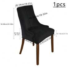 1pc Solid Color Velvet Stretch Armchair Slipcover, Modern Minimalist Dust-Proof, Stain-Resistant Recliner Chair Cover, Suitable For Living Room, Study, Dining Room, Home, Bedroom Decor, All Seasons - Multicolor - View 21