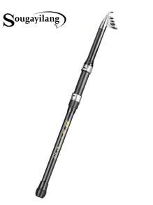 SOUGAYILANG 2.1M-3.0M Ultralight Telescopic Glass Fiber Fishing Rod (Black And Gray): Ideal For Freshwater Fishing Tackle - Multicolor - View 12