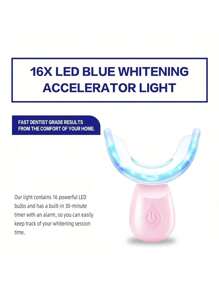 Home Use Teeth Whitening Light With LED, Comes With Teeth Shade Guide, Unisex, Great Gift