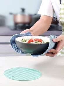 4pcs Multifunctional Round Heat Resistant Silicone Mat Cup Coasters Non-Slip Pot Holder Table Placemat Restaurant Accessories Tool Picnic Blanket4pcs Multifunctional Round Heat Resistant Silicone Mat Cup Coasters Non-Slip Pot Holder Table Placemat Restaurant Accessories Tool Picnic Blanket