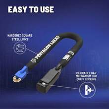 Local Shipping Bike Chain Key Lock - Magnetic Patented Gold Secure Heavy Duty Anti Theft Lock For Bicycles E-Bikes Scooters And Motorcycles - Maximum Security Master Tool Bike Protector - default - View 3