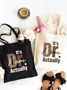 [个性化礼品袋] 1 件定制医生姓名手提袋 - 适合新医学院毕业生、护士、感谢礼物的个性化礼物