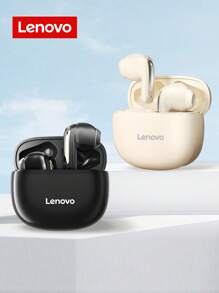 Lenovo 联想EA140-真无线耳机，半入耳式佩戴舒适，立体声高清音质，2.9g轻量化设计，持久续航，ENC通话降噪，兼容电脑笔记本，全天畅享音乐 - 彩色 - 查看 3