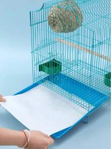 50PCS/100PCS Replacement Non-Woven Fabric Water-Absorbing Bird Cage Papers For Parrot - Multicolor - View 1