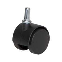 Drawer Style Storage Cart (2 Pack) 3 Drawer Plastic Cart, Black With Clear Drawers, Adult