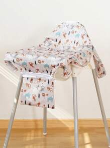 1PC Lion Pattern Baby Feeding Bibs Long Sleeve For Eating, Waterproof Overall Bib - Multicolor - View 12