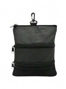 FINGER TEN Golf Tasche mit Reißverschlusstaschen, Ausrüstungsclip zum Befestigen an der Tasche für Wertsachen und Tees