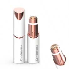 Conduroma Conduroma Facial Hair Remover For Women, Rechargeable Electric Shaver And Razor For Women - Painless Electric Hair Removal Device For Face Eyebrows Peach Fuzz Lips With Light