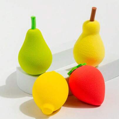 Kit 3 esponjas Sweet Fruits Youse.me Face Beautiful