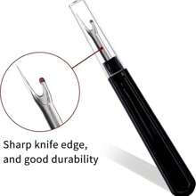 Bộ 4 dụng cụ tháo đường may, dụng cụ cắt chỉ bằng thép không gỉ, dụng cụ may vá có tay cầm bằng nhựa, dụng cụ tháo chỉ dễ dàng để chế tác và may vá - Nhiều màu - Xem 5