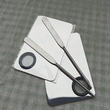 1pc/2pcs Makeup Palette, Makeup Artist Palette, Lipstick Makeup, Beauty Foundation Palette, Blackhead Remover, Pore Cleansing Tool, Stainless Steel Foundation Spatula, Makeup Artist Foundation Scraper, Face Scraper, 5pcs/10pcs Palette, Palette Stick Storage Bag Set Of 2,Makeup,Cheap,Room Decor,Vanity,Travel,Bedroom,Makeup Accessories