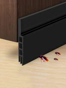 1/2pcs Door Bottom Gap Sealing Strip Self-Adhesive Windproof And Dustproof Soundproof Door Gear Children's Room Door Stop, Windproof In Winter And Insect-Proof In Summer