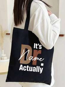 [个性化礼品袋] 1 件定制医生姓名手提袋 - 适合新医学院毕业生、护士、感谢礼物的个性化礼物