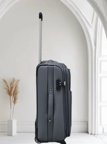 Large Capacity Super Strong Travel Suitcase - Grey - View 3