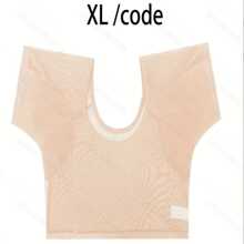 1PC/2pcs Mesh Chest Vest With Sweat Absorbing Pad Under The Armpit, Thin Vest With Invisible Enlarged Sweat Pad For Breathability