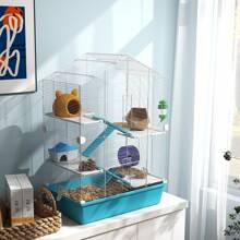 PawHut Small Animal Cages & Houses - 藍色 - 查看 8