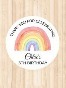 Pegatinas y logotipos personalizados, pegatinas personalizadas de 4, 5, 6 o 7 cm, personalizadas con su nombre y fecha, perfectas para pegatinas creativas como bodas, cumpleaños y bautizos. Adecuadas para diversas ocasiones, incluyendo fotos, imágenes, etiquetas, pegatinas con logotipo personalizado, invitaciones a fiestas de cumpleaños, suministros para fiestas de agradecimiento, multifuncionales, de dibujos animados, regalos ideales para él, regalos ideales para ella, mamá, amigos, hijo, hija, hogar, escuela, comedor, sala de estar, dormitorio, salón de té, oficina, útiles escolares, hogar y vida, decora tu hogar, etiquetas personalizadas - Multicolor - Ver 80