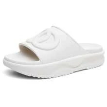 Women's Cloud Flat Slide Flip Flops, Light And Comfortable - 米色 - 查看 4