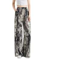 Pantalon suelto de moda,tipo pans con detalle de agujeta muy lindo - Bronce - Ver 2