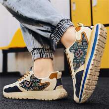 Men's New Casual Sports Shoes, Low-Top, Non-Slip, Chunky Sneakers, Thick Sole, Running Shoes