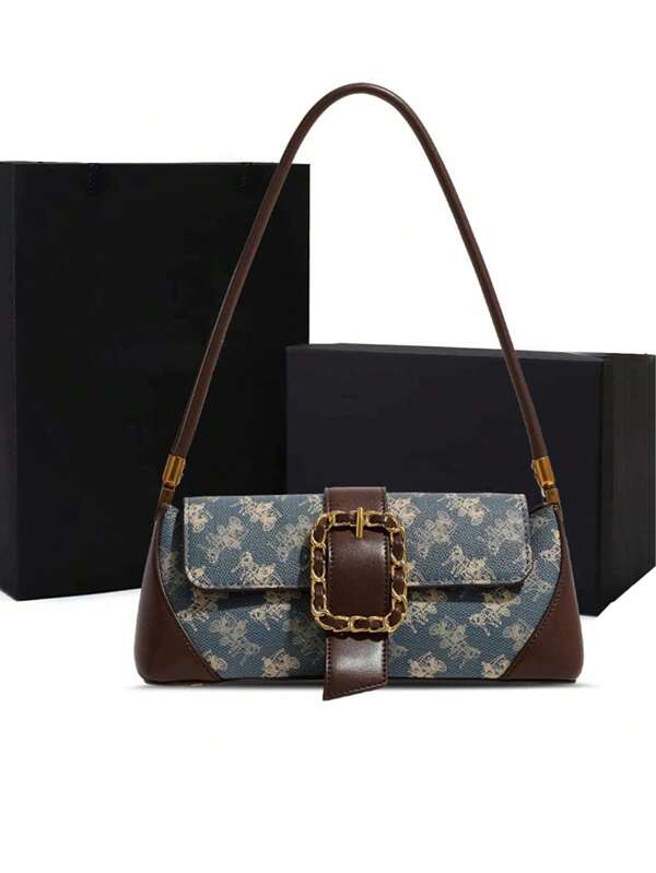 Fashionable & Versatile Casual Underarm Quality Baguette Bag, Suitable For Daily Commute, Valentine's Day Gift, Outdoor Dates