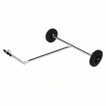 kangten Launching Trolley Boat Cart Hand Trailer Foldable Aluminum Alloy Ø 370 Mm - Silver&Black - View 5