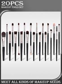 34pcs Makeup Brush Set, Including: 20pcs Makeup Brush, 3pcs Water Drop Makeup Sponge, 3pcs Triangle Powder Puff, 6pcs Mini Water Drop Makeup Sponge, 1pc Makeup Bag, 1pc Cleaning Tool, Makeup Brush Set, Mixed Makeup And Beauty Tools, Soft Bristles, Advanced Synthetic Red Powder Brush, Basic Makeup Brush