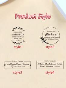 1/2Pcs Custom Text/Logo Address Stamp, Personalized Stamps Self Inking, Customized Any Logo Rubber Stamps, Customizable Business Stamp,Multi-Functional,Ornamental,Reusable,Modern,Colorful,Cute,Vintage,Cartoon,Workers,Clients,Students,Children,For Business/Work/Office,For School