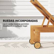 Outsunny Patio Lounge Chair & Swing Chair - 黑色 - 查看 4