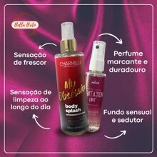 KIT CABELO E CORPO AROMA IRRESISTÍVEL - BODY SPLASH MY OBSESSION + PERFUME CAPILAR TENTATION LINT