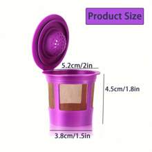 Reusable Coffee Filter, Fits , Purple - Compatible With 1.0 And 2.0 Coffee Makers - Multicolor - View 8