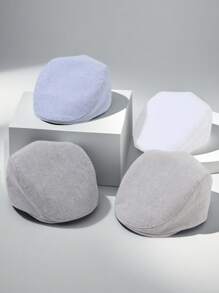 1pc Baby Beret Hat, Unisex Toddler Baseball Cap, Casual Fashion Newsboy Hat For Baby Boys & Girls, Spring