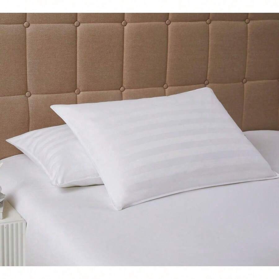 Down Extra Thin, Flat & Soft Pillow For Stomach Sleepers (Hypoallergenic) (Standard/) - Queen - View 1