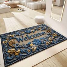 1pc,Chic Abstract Line ,Welcome Doormat - Botanical Pattern, Non-Slip & Machine Washable Polyester Rug For Home & Outdoor Decor - Perfect For Entryway, Bedroom, Balcony Gifts Birthday Graduation Carpet Rugs Door Mat Room Decor Carpet For Living Room Kitchen Rug Bedroom Decor Blankets And Throws Rugs For Bed Room Home Decor Bathroom Decor Room Decoration Stuff Living Room Decor Office Decor House Decor Home Decor Living Room Bathroom Rug Room Decor Aesthetic