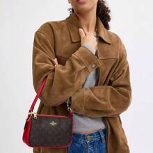 Coach Nolita 19 女士单肩包腋下包手拿包真皮单肩包和钱包女士小钱包