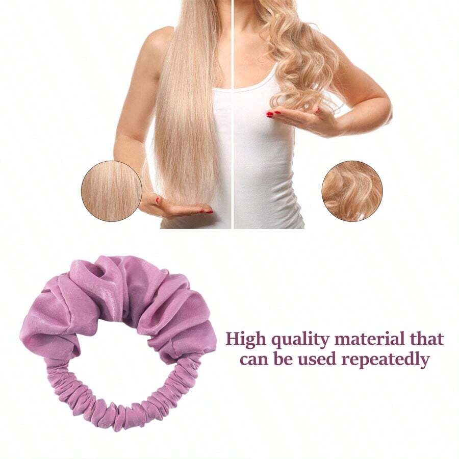 1 Piece Of Curling Iron Without Heat, Suitable For All Hair Types And Textures. Long Hair Without Heat Curls, A Fashionable Item For Outdoor Exercise, Natura