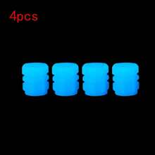 Glow-In-The-Dark Tire Valve Caps For Cars, Electric Vehicles, Motorcycles, Bicycles, Trucks