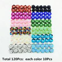 120Pcs 2cm Sequin Beads Flowers For Stage Performance Clothing Accessories Decoration Sewing Knitting Supplies