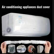 Housse anti-poussière transparente jetable, housse de protection anti-poussière intégrale, convient pour suspendre les climatiseurs, les ventilateurs électriques, les fours et autres petits appareils électroménagers