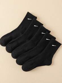 1/6 双舒适纯色透气防臭吸湿排汗运动袜