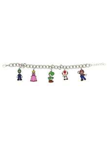 5 Character Charm Chain Link Jewelry Bracelet For Women - Bạc - Xem 2