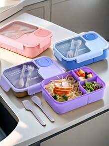 1pc Customizable Pattern Bento Box, Waterproof, Portable, Outdoor, Travel, Student And Office Worker Lunch Box, Safe Material, Microwave Safe, Personalized Design,Multi-Functional,Ornamental,Letter,Stylish,Modern,Colorful,Kawaii,Adorable,Cute,Casual,Custom,Personalised,Unique,Customized,Son,Daughter