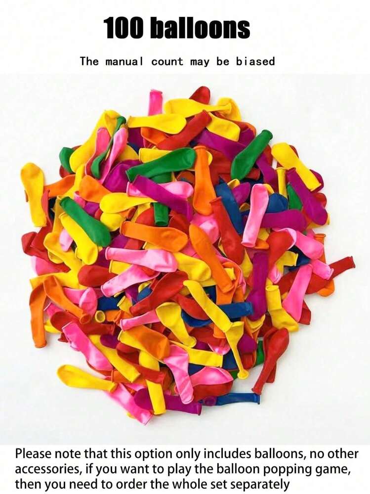 1套爆破气球桌面互动游戏，节日聚会玩具多人刺激棋盘游戏（气球数量随机，部分配件颜色随机），带气球的尺寸是另外的，需要购买整套（一种尺寸）才能玩游戏 - 彩色 - 查看 13