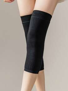 1 Pair Summer Air Conditioning Room Knee Protection Socks, Non-Curling To Keep Knees Warm - Multicolor - View 5